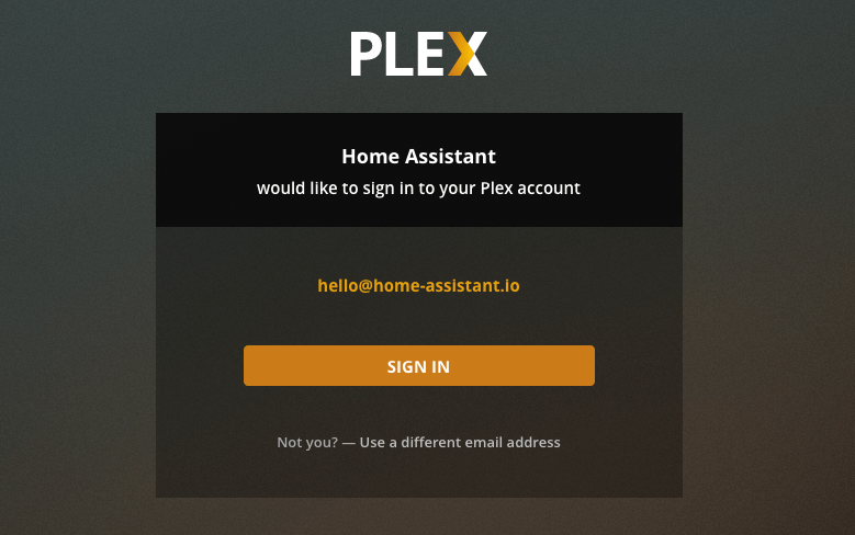 Screenshot of the Plex user interface asking the user if they want to link with KS Assistant.