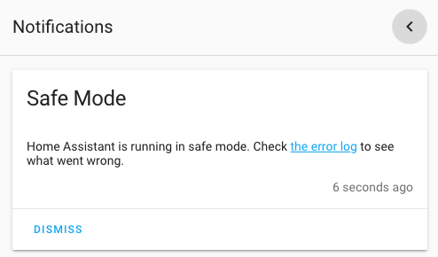 Screenshot of KS Assistant started in safe mode