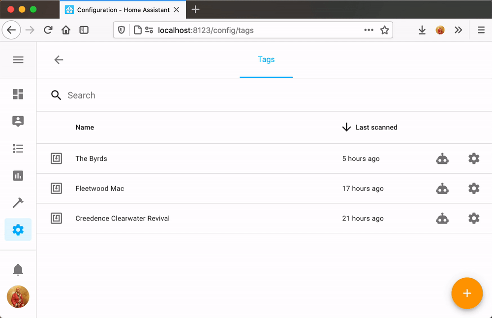 Tag user interface in KS Assistant