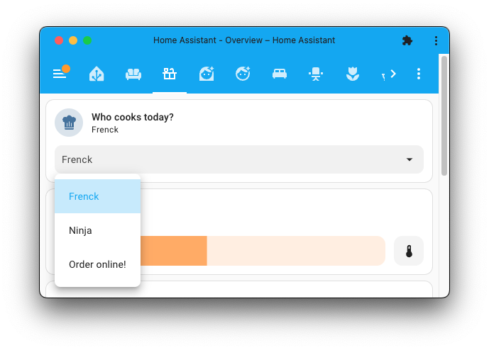 Screenshot showing the select feature for the tile card in the KS Assistant interface.