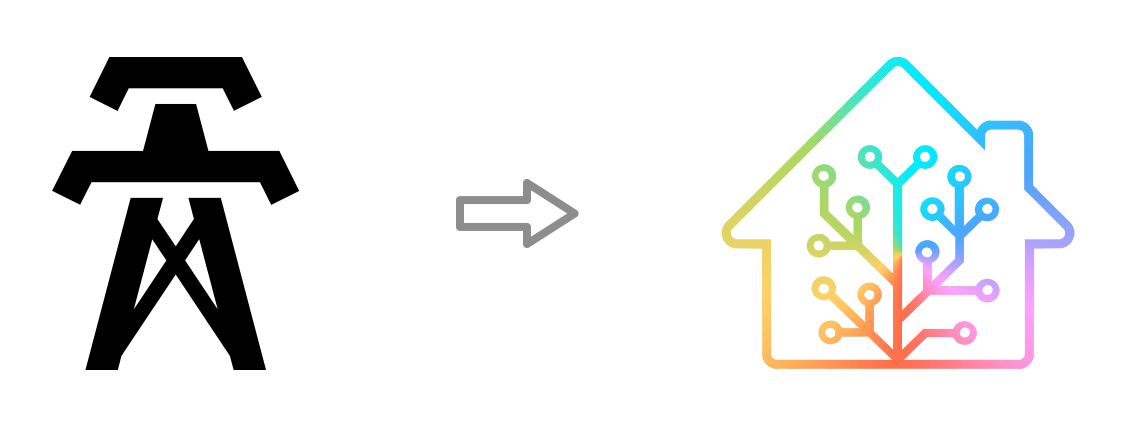 Graphic showing energy flowing from the grid to KS Assistant.