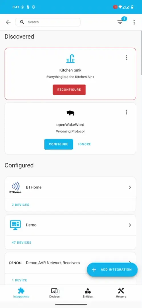 Screencast showing how to add a new Matter device to KS Assistant.